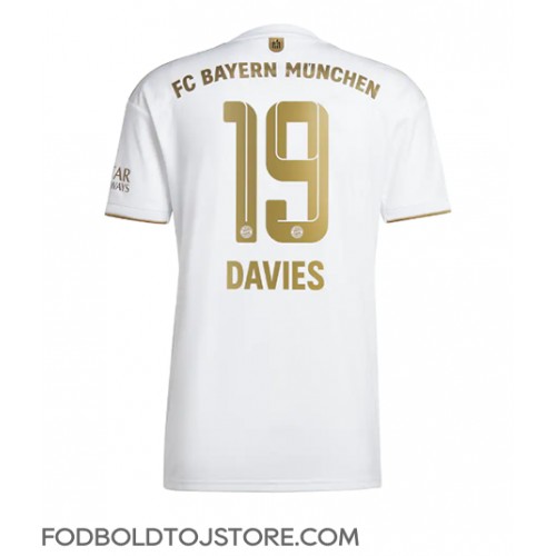 Bayern Munich Alphonso Davies #19 Udebanetrøje 2022-23 Kortærmet